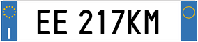 Truck License Plate